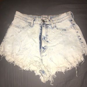 High waisted shorts